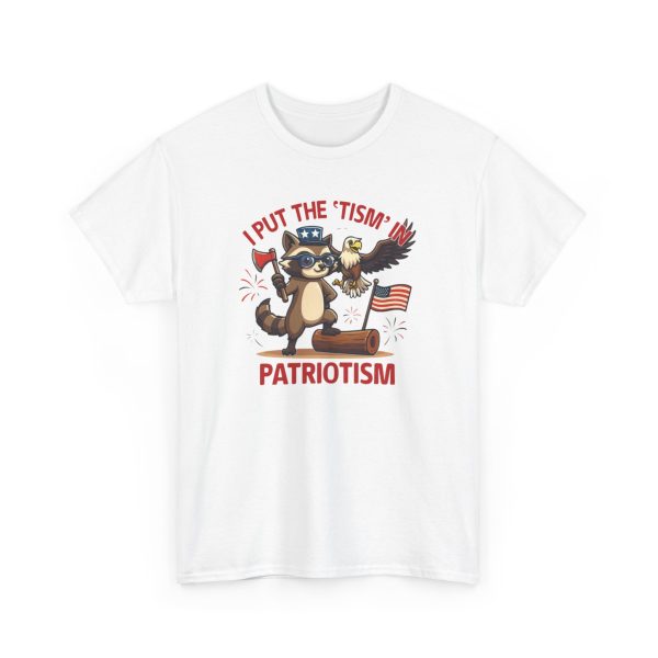 I put the Tism in Patriotism White Essential T-Shirt