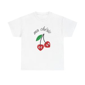 Charming Cherry Tee - Cute Graphic T-Shirt, Casual Wear, Gift for Her, Summer Fashion, Unisex Cotton Shirt
