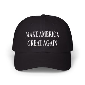 Dark Black MAGA Hat 2024