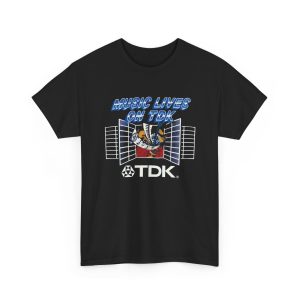 Music Lives On Tdk T Shirt