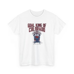 Nathan MacKinnon Goal King of Colorado Official Breakingt Shirt