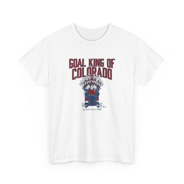 Nathan MacKinnon Goal King of Colorado Official Breakingt Shirt