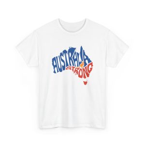 Australia Strong Map T Shirt