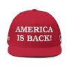 America Is Back Hat – Patriotic Red Cap Inspired by Trump & Mike Johnson