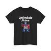 Elon Musk Wearing Optimistic Prime Shirt