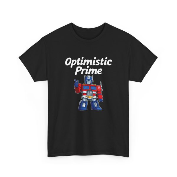 Elon Musk Wearing Optimistic Prime Shirt