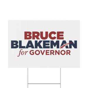 Bruce Blakeman For New York Governor 2026 Yard Sign