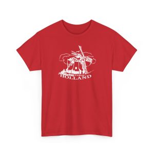 Jaafar Jackson Holland Windmill Red Shirt