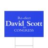 Re Elect David Scott For Congress Yard Sign