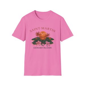 NOA Saint Martin Leeward Island Pink Shirt