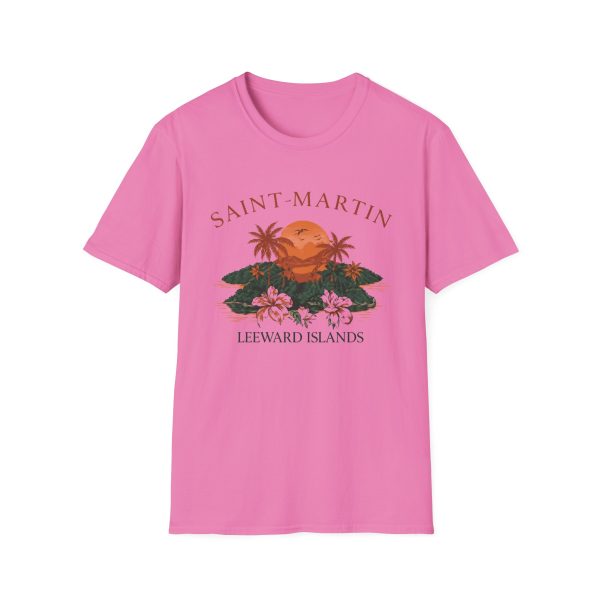 NOA Saint Martin Leeward Island Pink Shirt