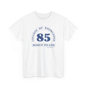College of Knowledge 85 Marco Island Florida Shirt