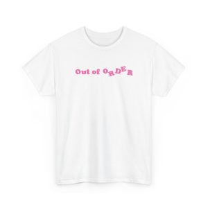 Adwoa Aboah Wearing Out of Order T-shirt