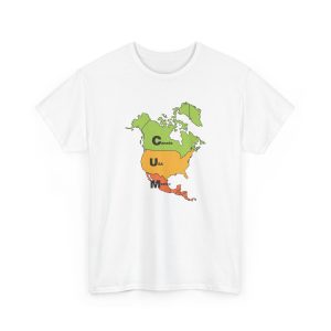 Cum Map Canada USA and Mexico Shirt