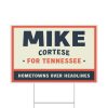 Mike Cortese For Tennessee - Hometowns Over Headlines Yard Sign