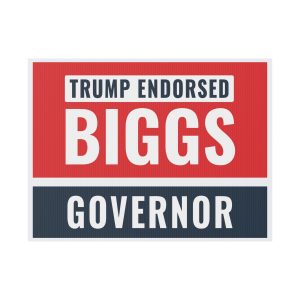 Andy Biggs for Governor Yard Sign