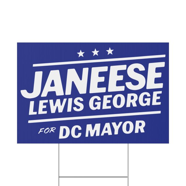 Janeese Lewis George Yard Sign